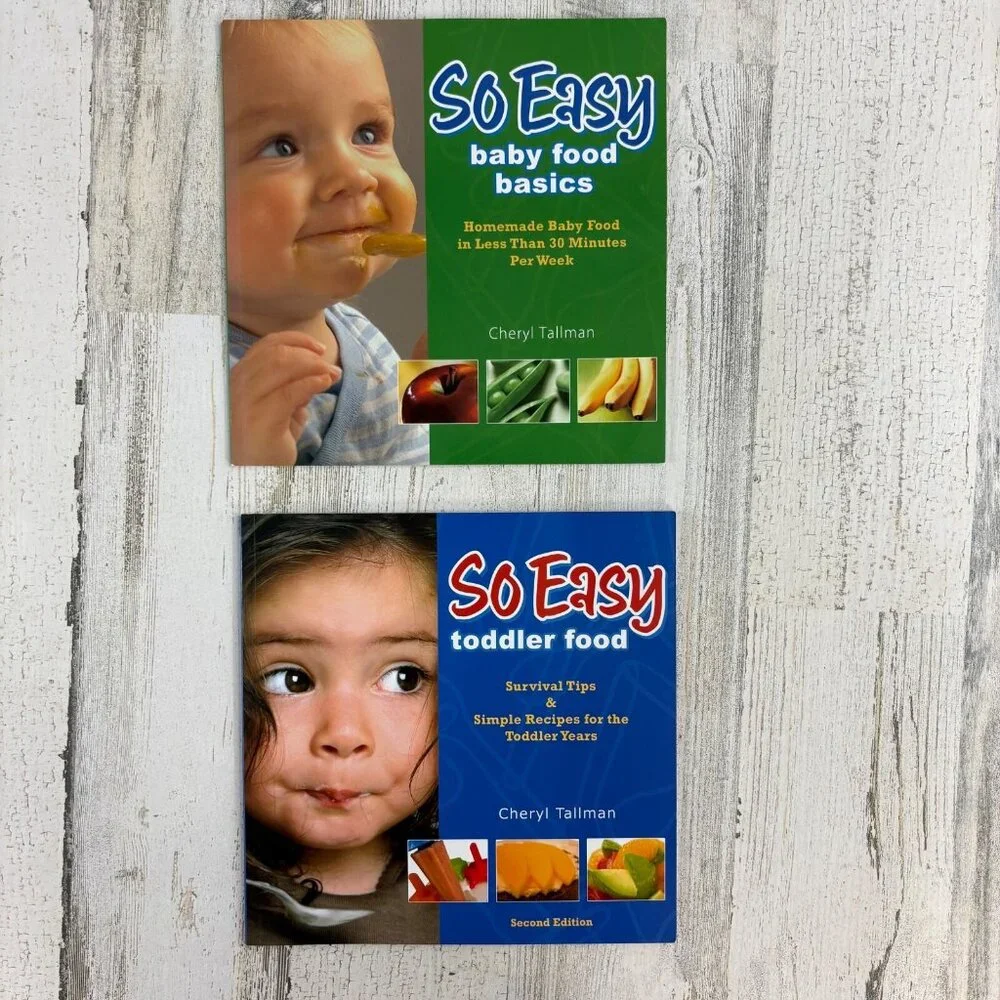So Easy Baby Food Basics Toddler Food Guide to Making Baby Food At Home SET Lot